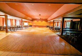 Saal als Lagerfläche