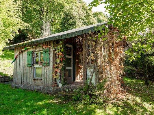 Denkmalgeschütztes Gartenhaus