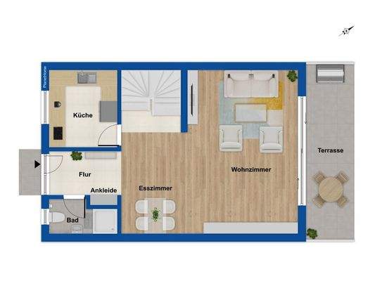 Grundriss Erdgeschoss