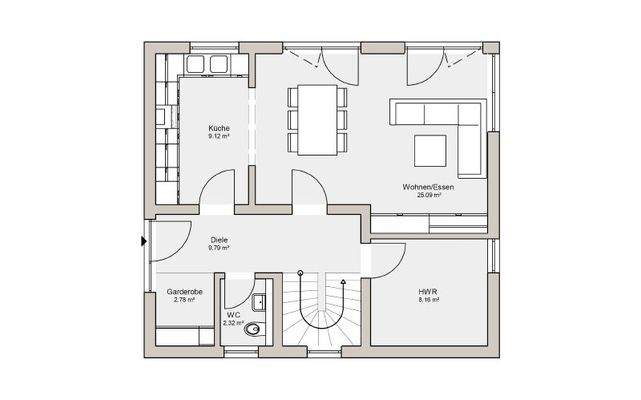 Grundriss Erdgeschoss