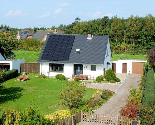 Blick vom Hafendeich