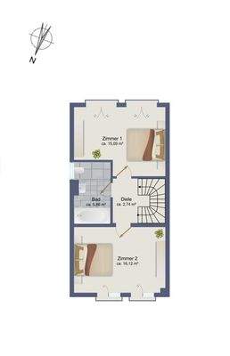 Grundriss Obergeschoss