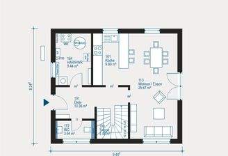 Modernes Einfamilienhaus