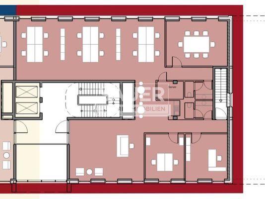 Grundriss 276 m² (Aufteilungsbeispiel)