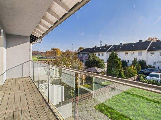 modernes Glasgeländer