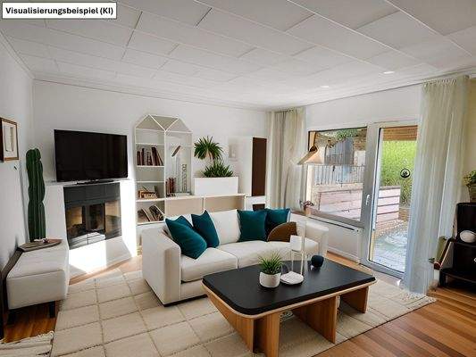EG Wohnzimmer - Visualisierungsbeispiel (KI)
