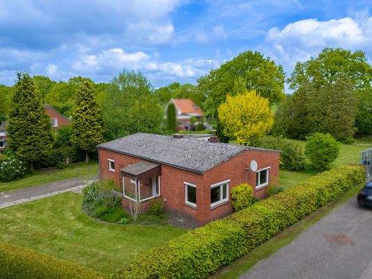 Blick auf das Grundstück