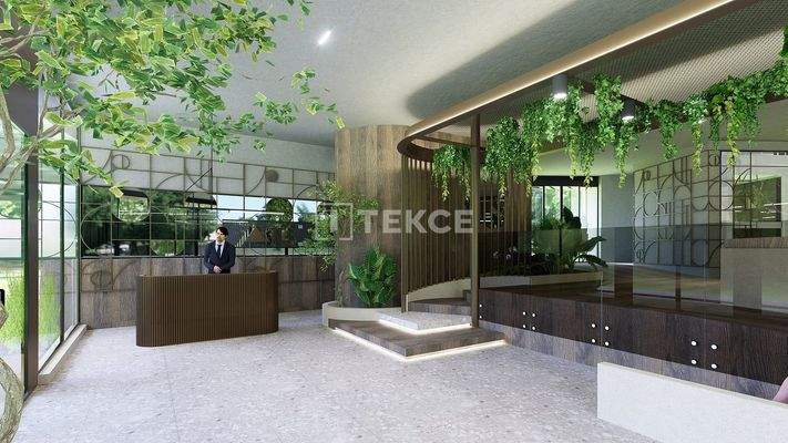 Pool and Sea-View Apartments Near the Beach in Kundu Antalya