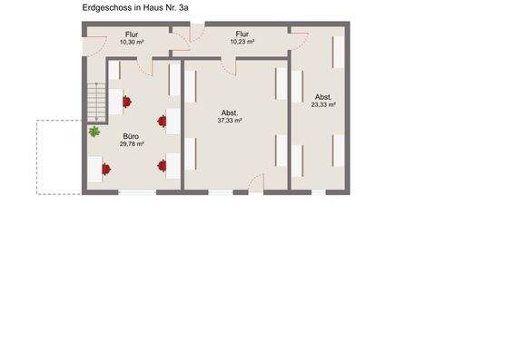 Grundriss Haus 2 Erdgeschoss