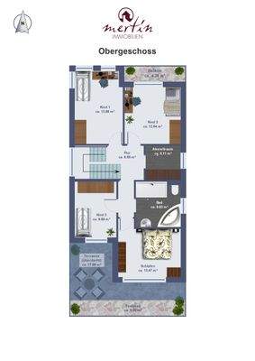 Grundriss Obergeschoss