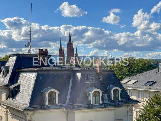 Sensationeller Blick vom Wohnzimmer Balkon