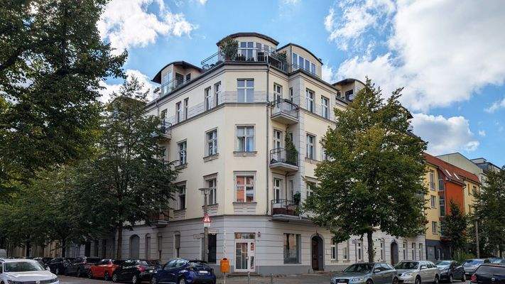 Hausansicht Thule-Ecke Trelleborgstraße