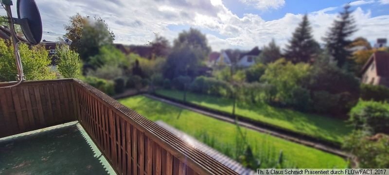 Ausblick vom Balkon