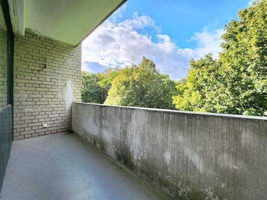 Balkon / Loggia mit Blick ins Grüne