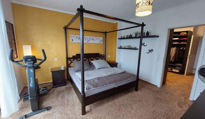 Schlafen mit Ankleide