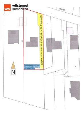 Lageplan Grundstück