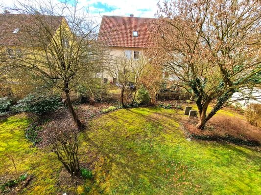 Blick in den Gemeinschaftsgarten