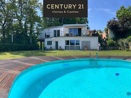 Rückseite des Anwesens