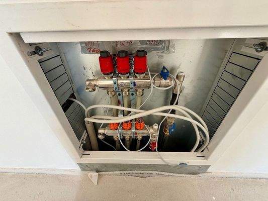 Mit Fußbodenheizung