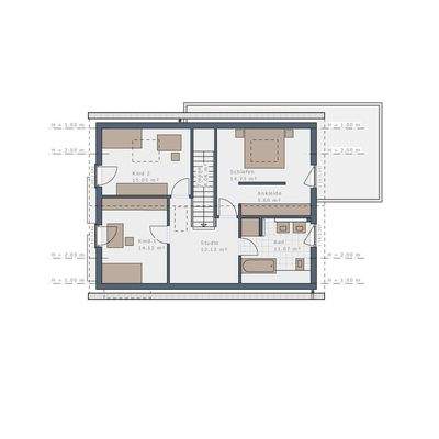 Grundriss Obergeschoss