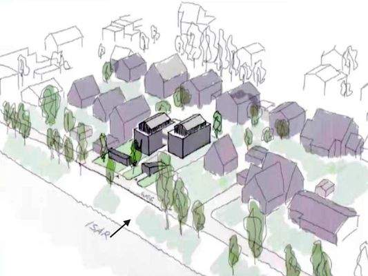 Planung zweiteiliges MFH