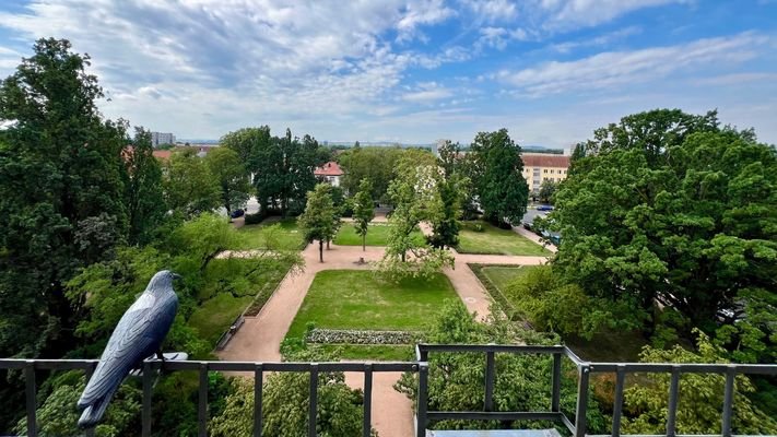 Blick von Balkon