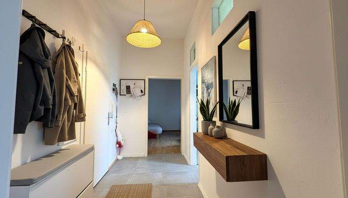 Diele Obergeschoss virtuell bearbeitet