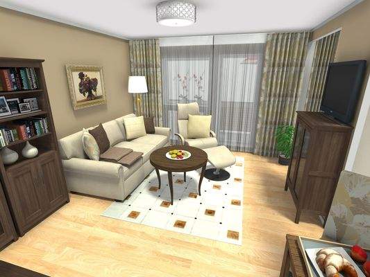 Einrichtungsbeispiel Wohnzimmer