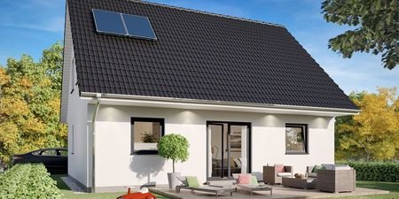 Hausidee_Scanhaus_SH122_VAR_C1_Gartenansicht