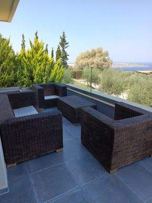 Ostkreta, Roussa Ekklisia: Moderne Luxusvilla in Meeresnähe zu verkaufen