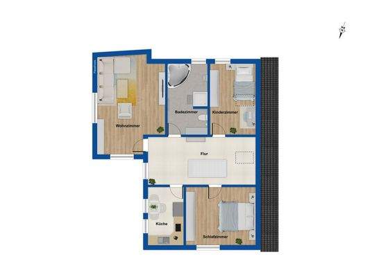 Grundriss Dachgeschoss