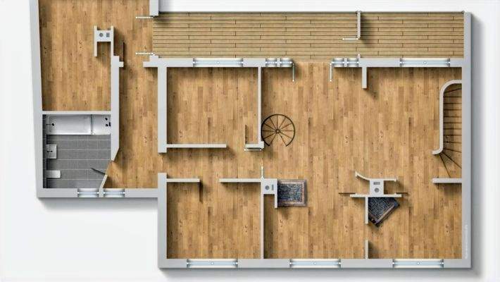 Obergeschoss: 140 m² Wohnfl.