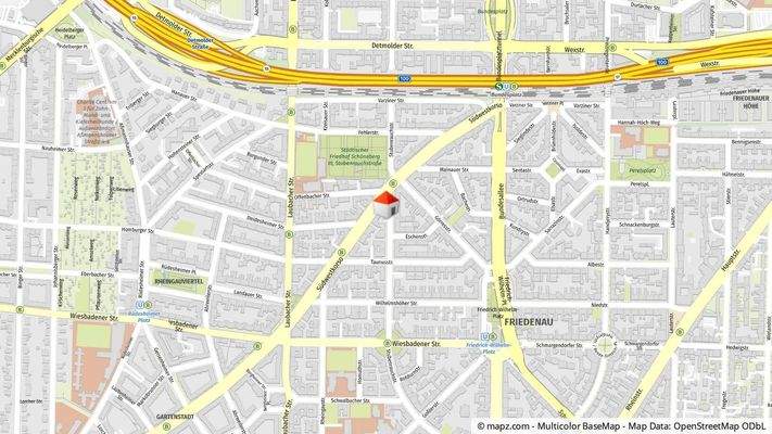 Geolyzer Kartenausschnitt