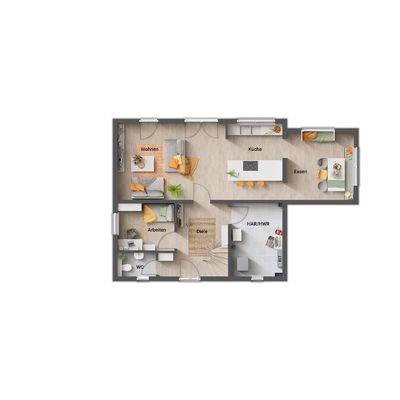 Einfamilienhaus Flair 110 mit Kubus (Anbau)