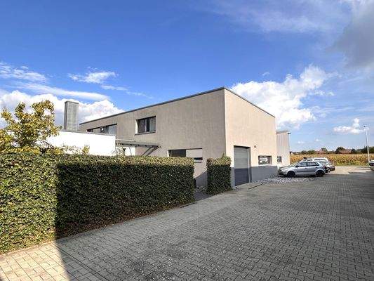 Hauszufahrt und Garage