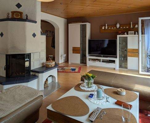 Kachelofen im Wohnbereich