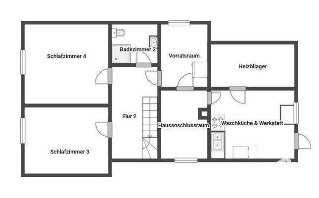 Grundriss Untergeschoss
