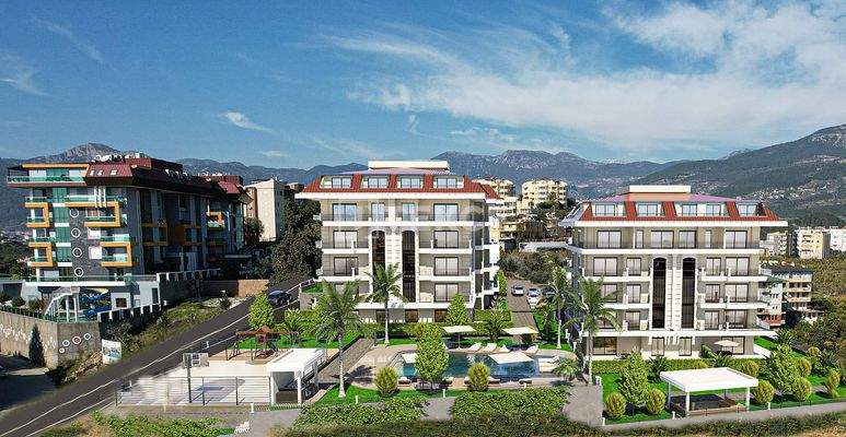 Apartments 700 m from the Sea in Alanya Kestel