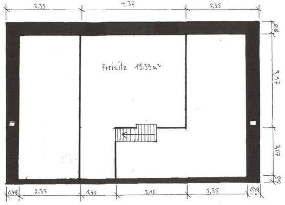 Grundriss Spitzboden