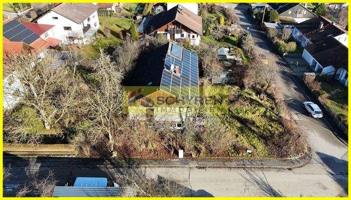 Grundstück von Westen