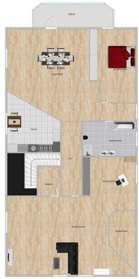 Grundriss DG Wohnung