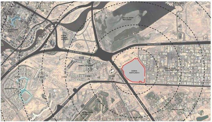 Hartland II Location Map