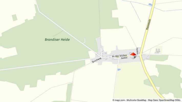 Geolyzer Kartenausschnitt