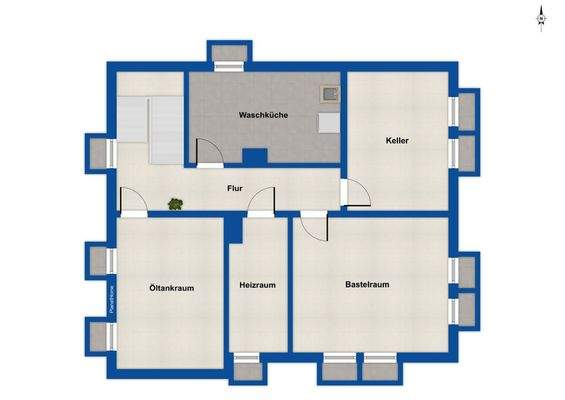 Grundriss - Kellergeschoss