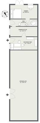 Grundriss EG - Skizze