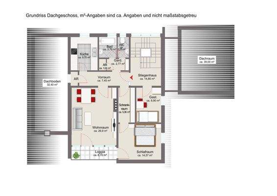 Grundriss Dachgeschoss