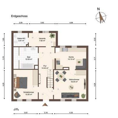 Grundriss Erdgeschoss