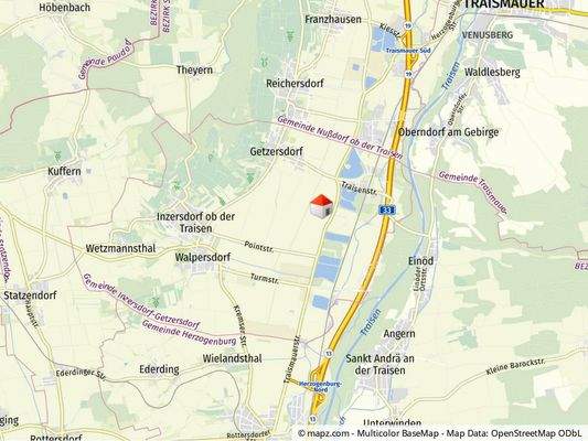 Geolyzer Kartenausschnitt