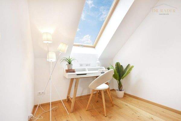 Arbeitsbereich im Obergeschoß