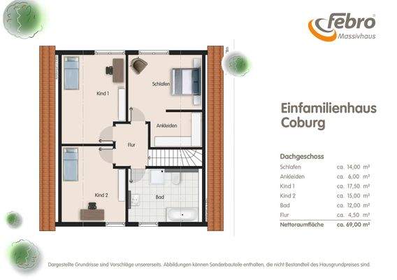 Grundriss Dachgeschoss